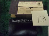 1975 3 proof sets, in original shipping box