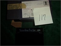 1979 5 proof sets, in original shipping box