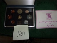 1984 Royal Mint UK proof coin collection