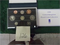 1990 Royal Mint UK proof coin collection