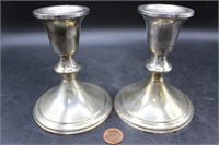 Pair TOWLE Sterling Candlesticks
