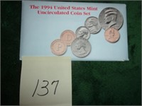 1994 uncirculated mint set, Phill/Den