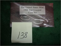 1996 uncirculated mint set, Phill/Den