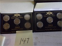 2 sets of 2003 state quarters