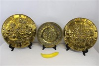 Collection of Brass Relief Wall Décor