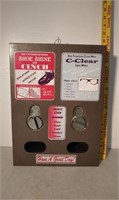 Quarter Shoe Shine, Lens Wipes vending