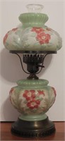 Lot #2529 - Vintage style floral double globe