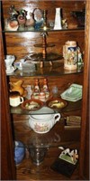 Lot #2535 - Entire contents of China cabinet