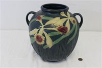 Roseville Reproduction Pottery Floral Jug Vase