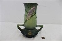 Vintage Roseville Pottery Green Freesia Vase