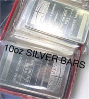 10oz Misc. Silver Bar Quantity 1 HIGH DEMAND