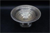 Vintage Empire Sterling Silver Weighted Candy Dish