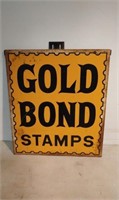 SST Gold Bond Stamps ad sign