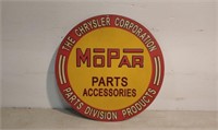 SST Embossed MoPar Parts ad sign