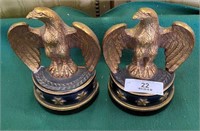 Ceramic Eagle Bookends