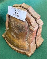 Ceramic Liberty Bell Bookends