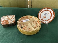 Chinese Bowl Set w/Carrier