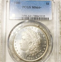 1880 Morgan Silver Dollar PCGS - MS64+
