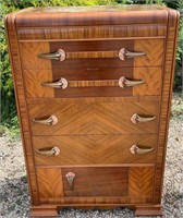 Art Deco High Boy Dresser