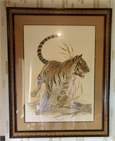 Bengal Tiger Print. Signed and numbered.