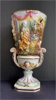 Italian Capodimonte Handled Vase