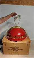 NIB Budweiser red game table lamp