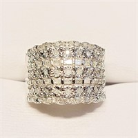 $800 Silver Diamond(0.5ct) Ring