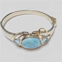 $1000 Silver Blue Cz Bracelet