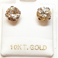$1460 10K  Moissanite(1.5ct) Earrings
