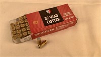 (50) Fiocchi 100gr 32 WadCutter Ammo