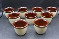 Brown & Cream Small Pottery Bowls