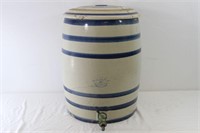 Vintage #6 Blue Crown Stoneware Crock Water Cooler