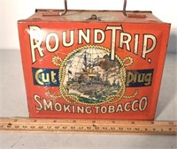 Round Trip tin smoking tobacco