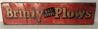 SST Brinly Plow ad sign