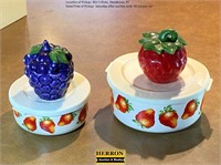 Covered Fruit Storage Containers