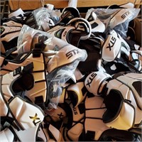 Pallet of stx CELL IV lacrosse shoulder pads