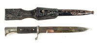 German WWII Bayonet with Metal Sheath