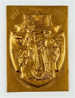 1914-1917 Belgium Metal Plaque