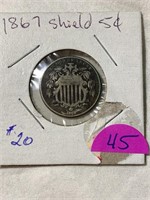 1867 5 Cent Nickel