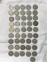 46 Jefferson Nickels 1946-1974