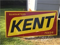 Kent Feed Metal Sign 94"x46”