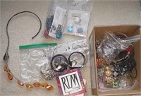 Large lot of jewelry and button covers