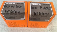 (2 times the bid) SWCR T.A.C 9mm +P ammo