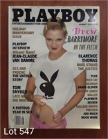 Playboy Vol. 42, No. 1, Jan 1995, Drew Barrymore