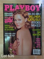 Playboy Vol 48, No 8, 2001, Belinda Carlisle