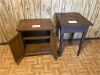 Wooden Table & Night Stand