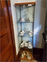 CHINA CLOSET WITH CONTENTS