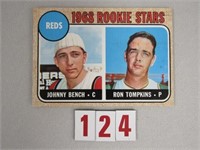 1968 TOPPS #247 JOHNNY BENCH, ROOKIE: