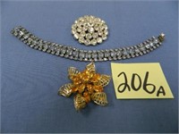 (3) Vintage Kramer Jewelry Pieces