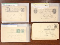 US Stamps 50+ Used Postal Cards 1890s-1910s